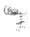 Chrysler Transmission Mount Diagram - 4578063AE