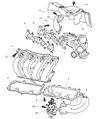 Dodge Stratus Intake Manifold Diagram - 4853696AD