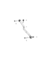 Jeep Wrangler Track Bar Diagram - 68394094AA