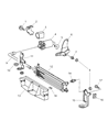Chrysler Radiator Support Diagram - 5135365AA