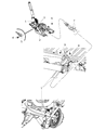 2008 Jeep Wrangler Parking Brake Cable Diagram - 52059891AF
