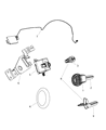 2008 Jeep Commander Transmitter Diagram - 68029829AA