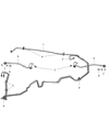 2008 Chrysler Pacifica Brake Line Diagram - 4721017AA