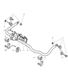 Dodge Ram 2500 Sway Bar Kit Diagram - 56029412AA