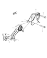 Jeep Compass Engine Mount Diagram - 5105495AF