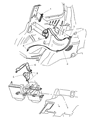 2002 Dodge Durango Seat Belt Diagram - 5GY941DVAF