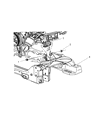 Jeep Commander Engine Mount Bracket Diagram - 52090297AF