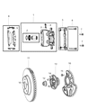 2015 Dodge Charger Brake Disc Diagram - 68184337AA