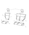 2012 Jeep Liberty Seat Cushion Diagram - 68034019AA
