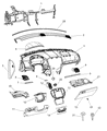 Chrysler A/C Switch Diagram - 68293631AB