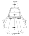 Chrysler PT Cruiser Back Up Light Diagram - 5288742AF