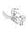 Dodge Neon ABS Control Module Diagram - 5072662AA