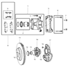 2013 Dodge Challenger Brake Disc Diagram - 4779196AF