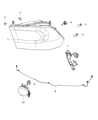 Ram 3500 Headlight Diagram - 68270496AD