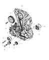 Ram Water Pump Diagram - 68027359AA