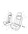 2008 Dodge Dakota Armrest Diagram - QD701D5