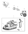 Dodge Durango Fog Light Diagram - 55077267AA