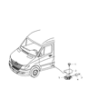 Dodge Yaw Sensor Diagram - 68013423AA