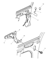Dodge Intrepid Door Latch Assembly Diagram - 4769075