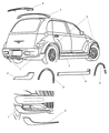 Chrysler Spoiler Diagram - 82205688