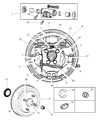 Chrysler PT Cruiser Wheel Cylinder Diagram - V2108211AA