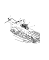 Jeep Liberty Automatic Transmission Shift Levers Diagram - 52109779AG
