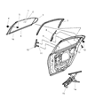 Dodge Intrepid Window Motor Diagram - 5012545AA