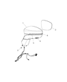 2020 Chrysler Voyager Car Mirror Diagram - 68318273AA