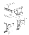 Jeep Antenna Mast Diagram - 4672389AB