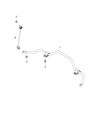 Jeep Renegade Sway Bar Link Diagram - 68246496AA