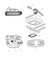 Dodge Intrepid Dome Light Diagram - PB83DX9AB