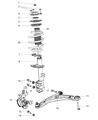 Jeep Compass Coil Springs Diagram - 5151899AA