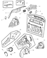 Dodge Intrepid Wheelhouse Diagram - 4575414AD
