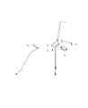 Jeep Renegade Antenna Mast Diagram - 68256072AA