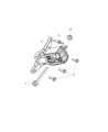 2017 Jeep Wrangler Engine Mount Diagram - 5147190AC