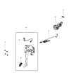 Dodge Caliber Brake Master Cylinder Reservoir Diagram - 5175091AA