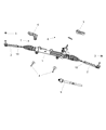 Dodge Magnum Rack And Pinion Diagram - 5180032AA