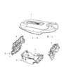 Jeep Renegade Engine Cover Diagram - 68302460AA