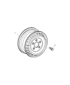 2004 Dodge Sprinter 2500 Spare Wheel Diagram - 5118929AA