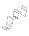 2004 Chrysler Pacifica Seat Cushion Diagram - 1BC381DVAA