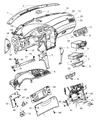 2006 Chrysler Pacifica A/C Switch Diagram - 5005080AD