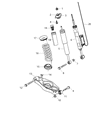 Dodge Charger Coil Spring Insulator Diagram - 5181930AA