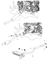 Jeep Patriot Muffler Diagram - 5105123AH