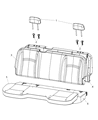 2020 Ram 1500 Seat Cushion Diagram - 68299923AC