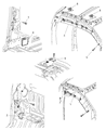 2004 Dodge Ram 2500 Air Bag Diagram - 55350932AE