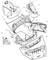 Chrysler Sebring Trunk Lid Lift Support Diagram - 4814200AF