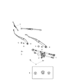 Jeep Compass Wiper Pivot Diagram - 55112661AC