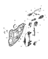 Jeep Cherokee Door Latch Cable Diagram - 68227370AA