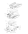 2014 Dodge Viper Hood Diagram - 68199408AD
