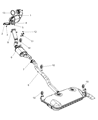 Jeep Muffler Diagram - 52022319AB